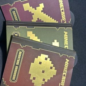 Minecraft books 1-combat handbook 1-essential handbook 1- redstone handbook